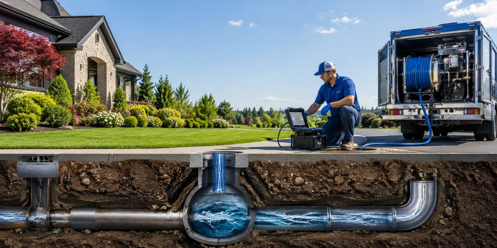 Drainage restoration information for Combined Locks, WI